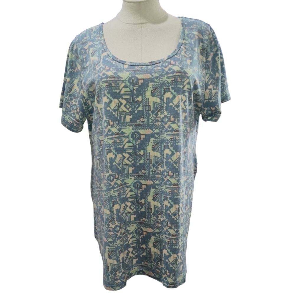 NWT LuLaRoe Short Sleeve The Perfect T Tunic Style Top Size XL (18-20)